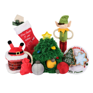 Merry Woofmas Christmas Dog Toy Set